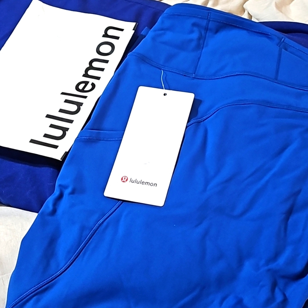 NWT Blue Lululemon Leggings